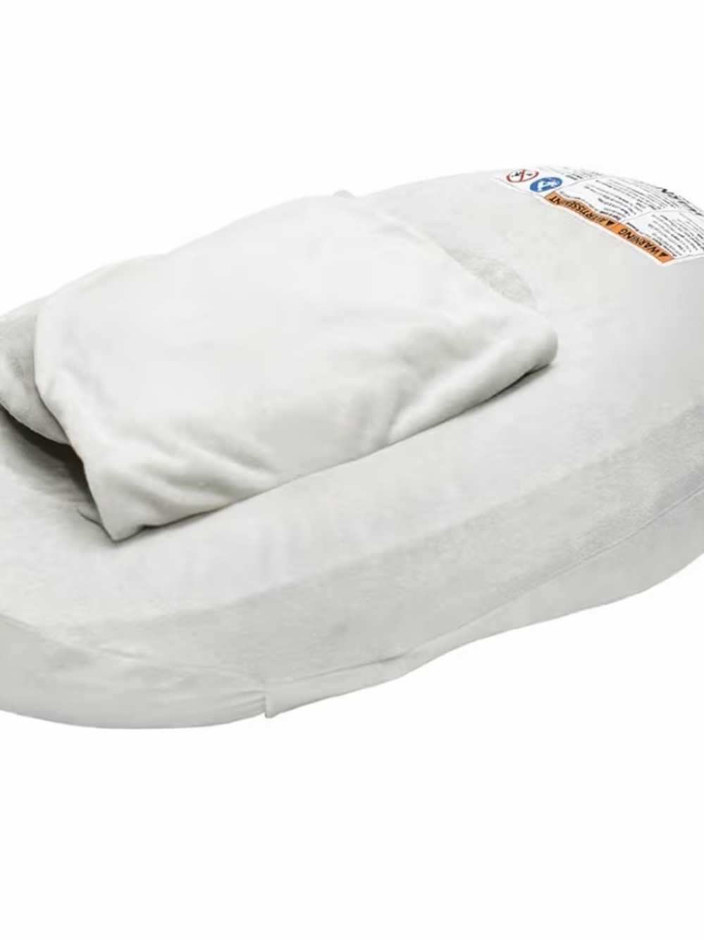 Boon Puff+ Inflatable Baby Bather, Grey